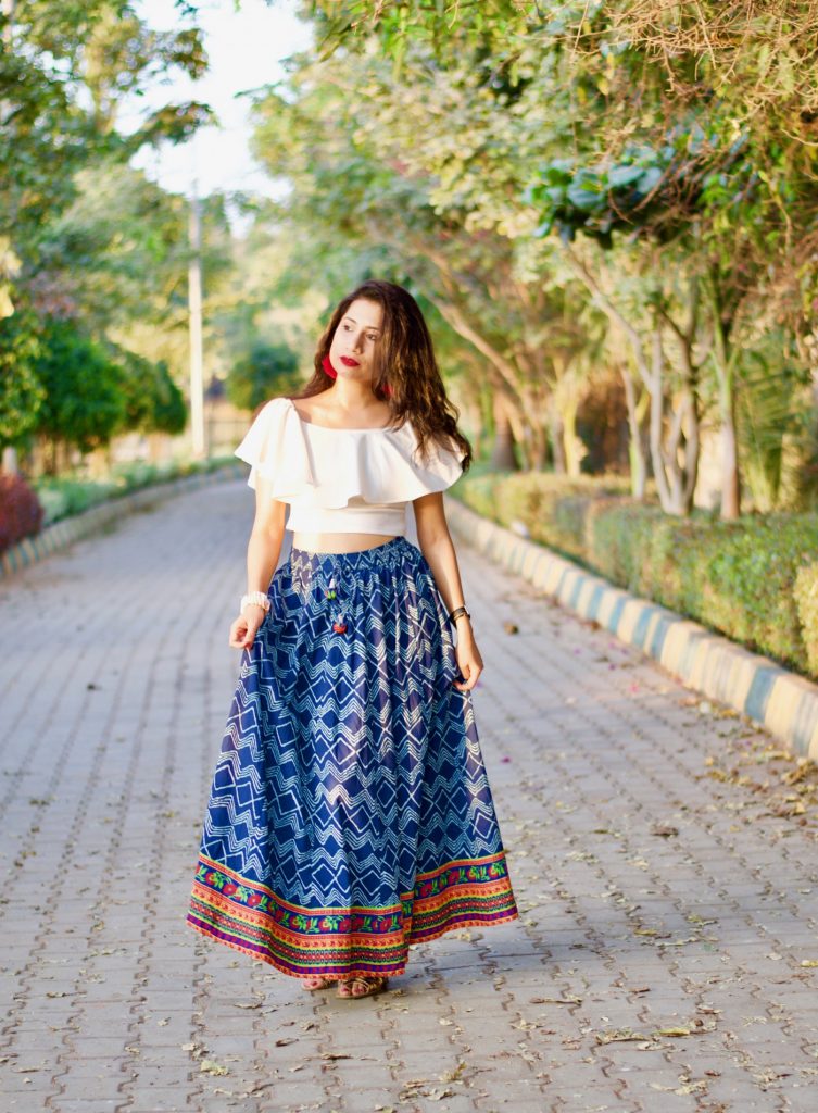 Crop Top Fashion Trend - Look 2 | Kashmira Lad | Indian Fashion Blogger ...